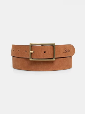 Obrázek produktu Levi's Kožený pásek Levi's RECTANGLE BUCKLE oranžová