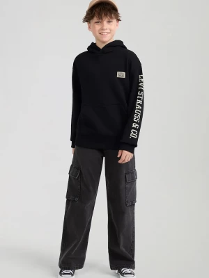 Obrázek produktu Levi's mikina dětská s bavlnou SLEEVE HIT HOODIE černá