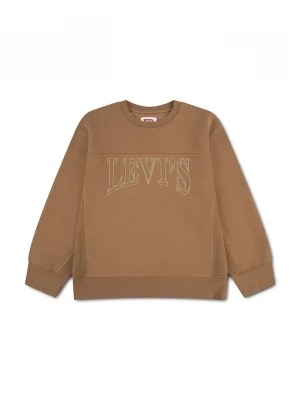 Obrázek produktu Levi's mikina dětská s bavlnou VINTAGE COLLEGIATE CREWNEC hnědá