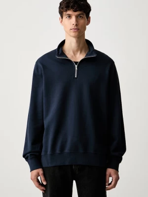 Obrázek produktu Levi's mikina pánská bavlněná ORIGINAL HM 1 / 4 ZIP námořnická modř