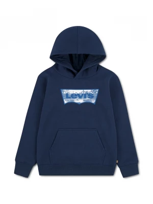 Obrázek produktu Levi's mikina s kapucí dětská s bavlnou SKATE PARK BATWING HOODIE námořnická modř