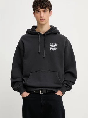 Obrázek produktu Levi's mikina s kapucí pánská bavlněná LSE_T2 RELAXED GRAPHIC černá