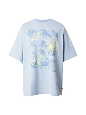 Obrázek produktu LEVI'S ® Oversized tričko 'Grph Short Stack Tee' safírová / světlemodrá / světle žlutá