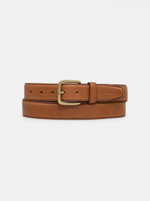 Obrázek produktu Levi's pásek pánský kožený FINN FEATHER EDGE hnědá