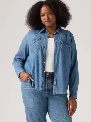 Obrázek produktu Levi's® Plus Halenka 'Essential Western Shirt (Plus Size)' modrá džínovina