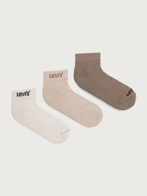 Obrázek produktu Levi's ponožky s bavlnou 3-pack béžová