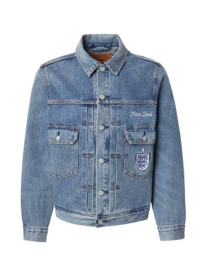 Obrázek produktu LEVI'S ® Přechodná bunda 'England Football Type II' modrá džínovina / červená / bílá