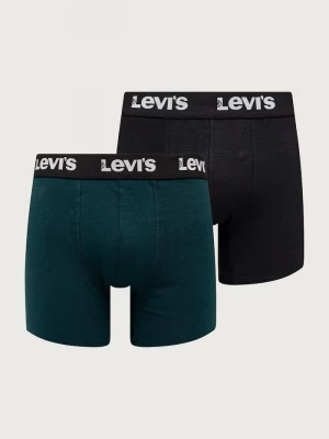 Obrázek produktu Levi's přiléhavé boxerky pánské bavlněné s elastanem 2-pack zelená