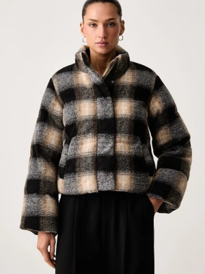 Obrázek produktu Levi's prošívaná bunda dámská s příměsí vlny BRYNN CROP - NOVELTY béžová
