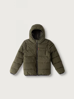 Obrázek produktu Levi's prošívaná bunda dětská MEDIUM WEIGHT PUFFER zelená