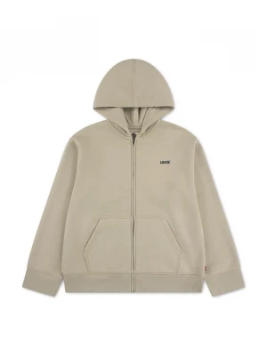 Obrázek produktu Levi's rozepínací mikina s kapucí dětská s bavlnou ESSENTIAL HOODIE béžová