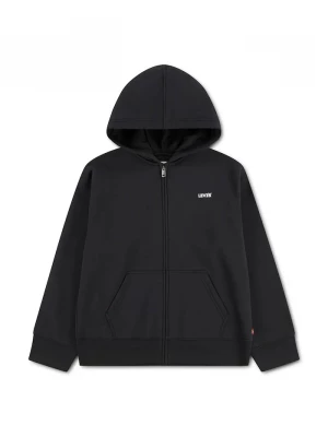 Obrázek produktu Levi's rozepínací mikina s kapucí dětská s bavlnou ESSENTIAL HOODIE černá