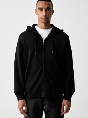 Obrázek produktu Levi's rozepínací mikina s kapucí pánská bavlněná THE ORIGINAL HM ZIP UP černá