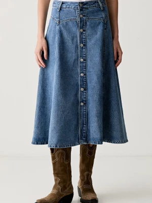 Obrázek produktu Levi's rozšířená sukně džínová YOKED WESTERN modrá
