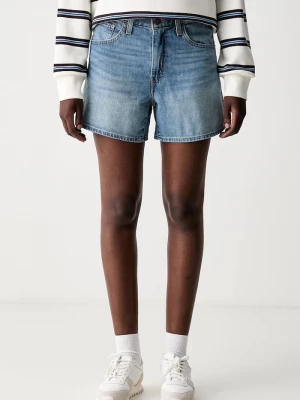 Obrázek produktu Levi's šortky dámské džínové CINCH MID-THIGH modrá