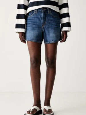 Obrázek produktu Levi's šortky dámské džínové CINCH MID-THIGH modrá