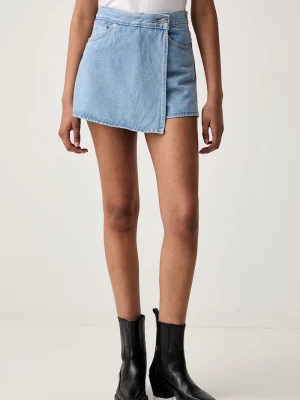 Obrázek produktu Levi's sukňové šortky dámské džínové OPEN MIND modrá