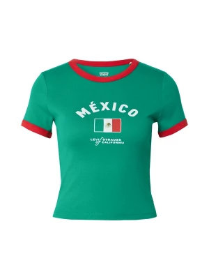 Obrázek produktu LEVI'S ® Tričko 'Mexico Ringer Tee' zelená / červená / bílá