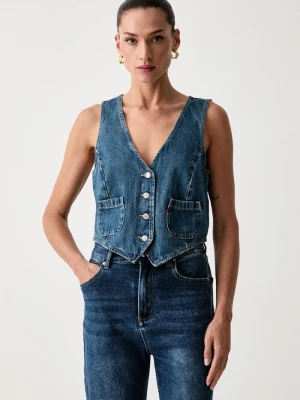 Obrázek produktu Levi's vesta dámská džínová TAILORED DENIM modrá