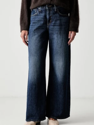 Obrázek produktu Levi's wide leg džíny dámské MIDDY WIDE LEG modrá