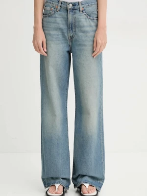 Obrázek produktu Levi's wide leg džíny dámské RIBCAGE WIDE LEG modrá