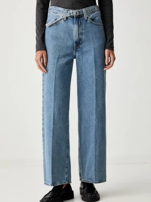 Obrázek produktu Levi's wide leg džíny dámské RIBCAGE WL BELTED modrá