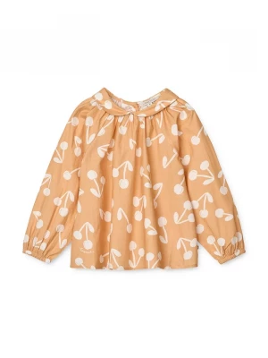 Obrázek produktu Liewood Dětská bavlněná halenka Liewood Rhea Printed Top oranžová