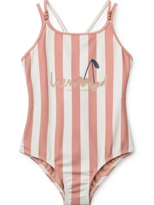 Obrázek produktu Liewood jednodílné dětské plavky Suna Stripe Swimsuit růžová