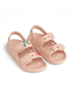 Obrázek produktu Liewood sandály s otevřenou patou dětské Lilo Sandals with Charms růžová
