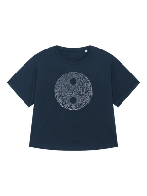 Obrázek produktu Life-Tree Oversized tričko 'Oversized Shirt Women YinYang' námořnická modř