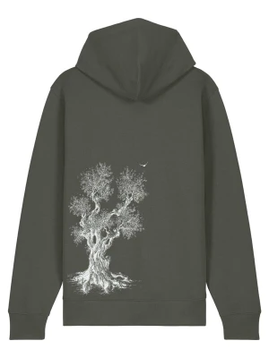 Obrázek produktu Life-Tree Svetr 'Zipper Organic Olive Tree' khaki