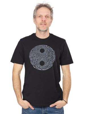 Obrázek produktu Life-Tree Tričko 'Organic Fairwear Shirt Men Black YinYang' černá