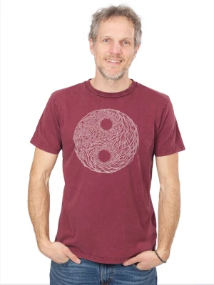 Obrázek produktu Life-Tree Tričko 'YinYang' červená