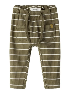 Obrázek produktu Lil'Atelier Legíny 'NBMKail' olivová / bílá