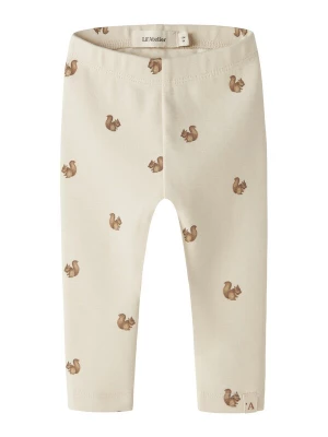 Obrázek produktu Lil'Atelier Legíny 'NBNLAYO' krémová / hnědá