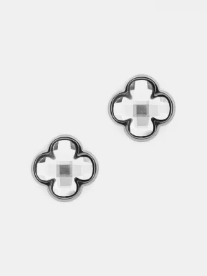 Obrázek produktu Lilou náušnice dámské z postříbřeného kovu Mini Icons stříbrná
