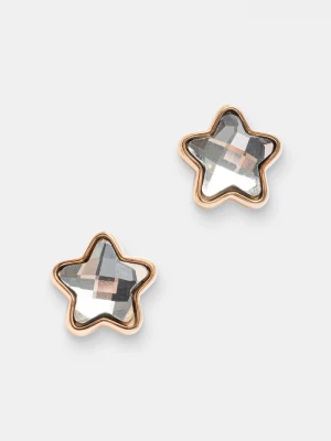 Obrázek produktu Lilou náušnice dámské z pozlaceného kovu Mini Icons zlatá