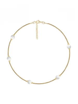 Obrázek produktu Lilou Pozlacený náramek Lilou Pearls zlatá