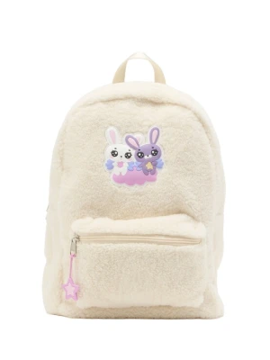 Obrázek produktu Lindex Batoh 'Pile Kawaii' švestková / lenvandulová / bílá / offwhite