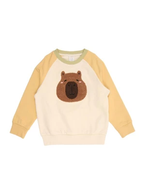 Obrázek produktu Lindex Mikina 'Capybara' hnědá / tmavě hnědá / citronová / světle zelená / barva bílé vlny