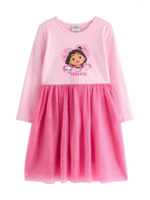 Obrázek produktu Lindex Šaty 'Gabbys Dol' velbloudí / hnědá / pink / starorůžová