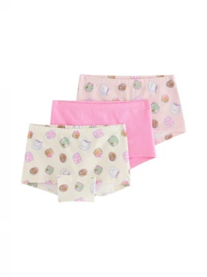 Obrázek produktu Lindex Spodní prádlo 'Cute Food' chladná modrá / pink / růžová / bílá
