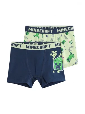 Obrázek produktu Lindex Spodní prádlo 'Minecraft' marine modrá / trávově zelená / světle zelená / pink