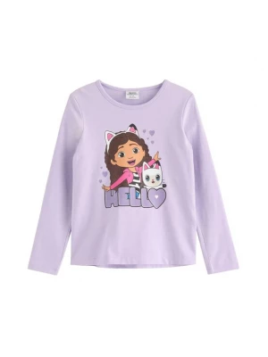 Obrázek produktu Lindex Tričko 'Top ls Gabbys Dollhouse' béžová / tmavě hnědá / lenvandulová / bílá