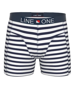 Obrázek produktu Line One Boxerky 'Herren Boxershorts aus Baumwolle' námořnická modř / bílá