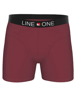 Obrázek produktu Line One Boxerky 'Herren Boxershorts aus Baumwolle' tmavě červená