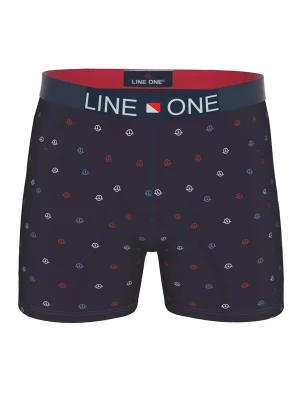 Obrázek produktu Line One Boxerky 'Line One Herren Boxershort "Digital" bedruckt' námořnická modř / nebeská modř / červená / bílá