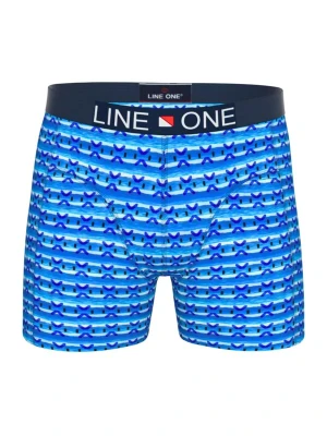 Obrázek produktu Line One Boxerky 'Line One Herren Boxershorts "Nautic I"' nebeská modř