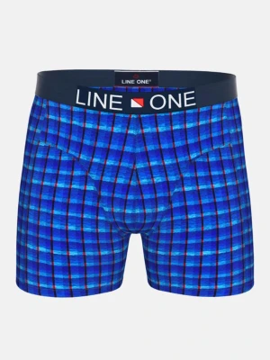 Obrázek produktu Line One Boxerky 'Line One Herren Boxershorts "Nautic III"' modrá džínovina