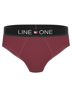 Obrázek produktu Line One Slipy 'Herren Slips aus Baumwolle' tmavě červená